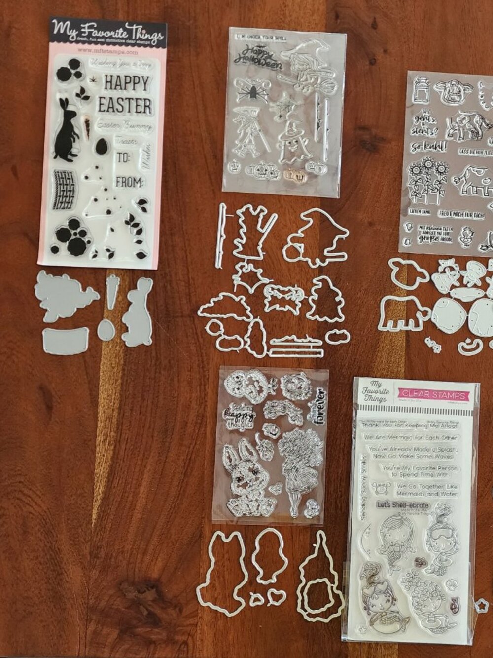 Die Cuts, Stamps, Die Cut and Stamp Sets, Stencils